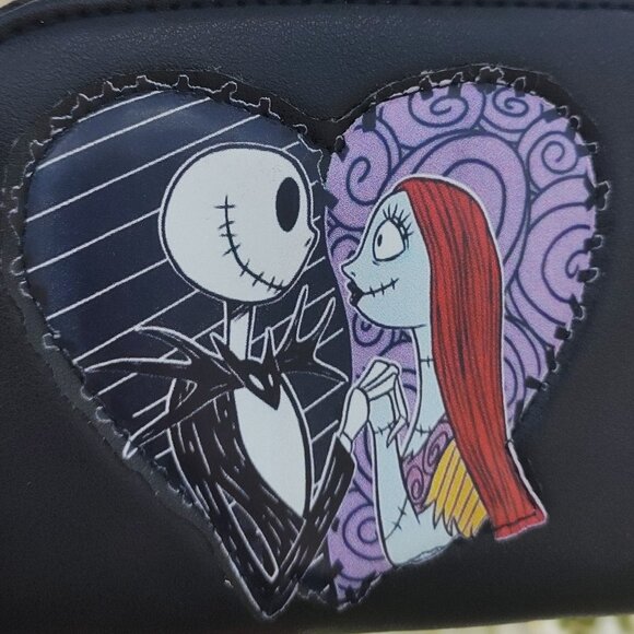 NEW handmade the nightmare before christmas sally and jack wallet - Picture 3 of 7